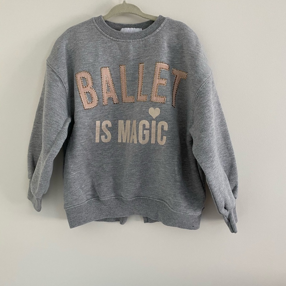 Zara Ballet sweatshirt.